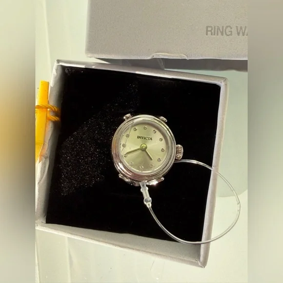 Viral Invicta Angel Silver Ring Watch adjustable - Picture 2 of 4